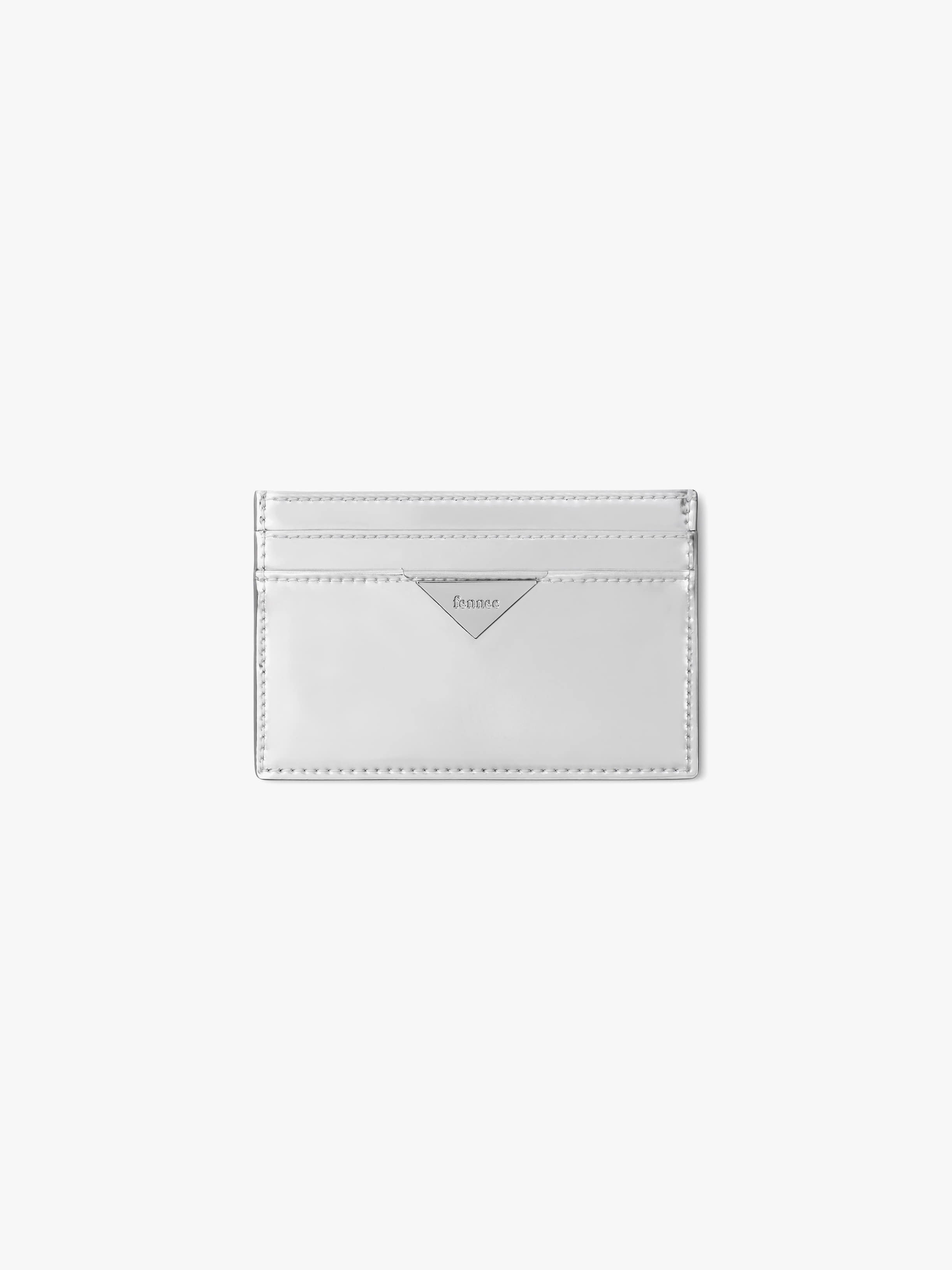 TRIANGLE SLIT CARD HOLDER (SILVER)