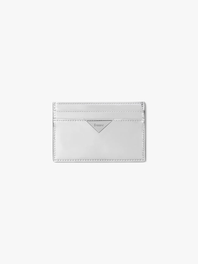TRIANGLE SLIT CARD HOLDER (SILVER)