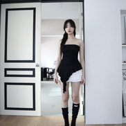 KR RUFFLE TOP TUBE (2 COLORS)