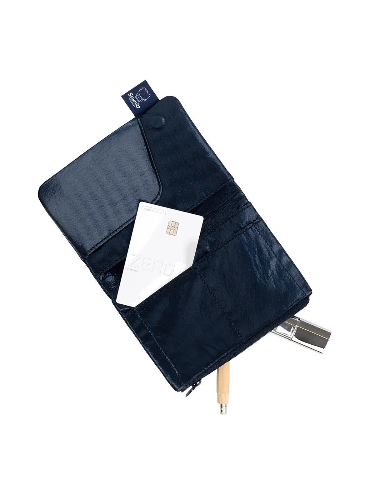 Joseph & stacey - Sleek Travel Wallet Hello Kitty Navy