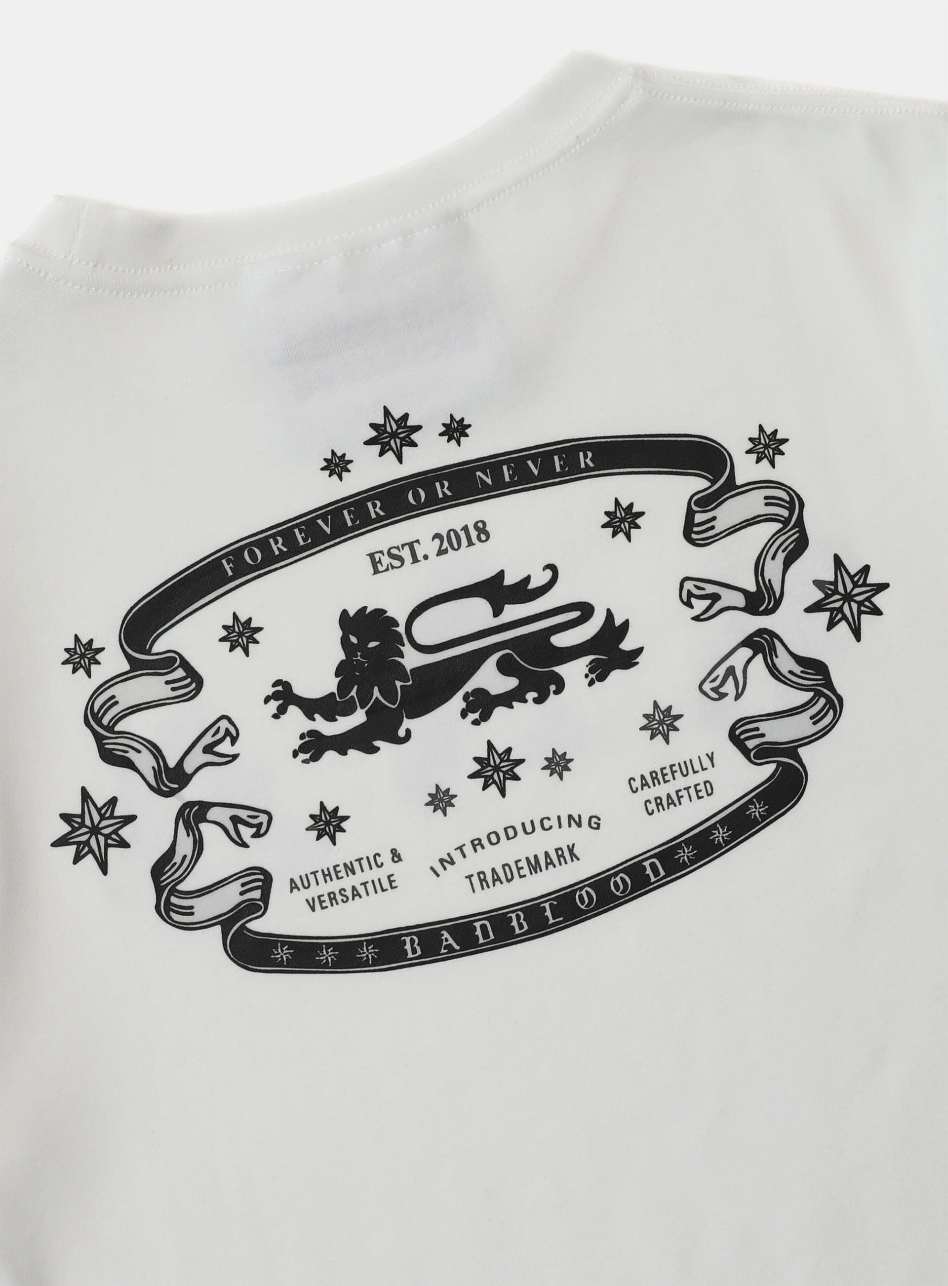 Bad Blood - Mystic Logo Jersey Short Sleeve Slim Fit (White)