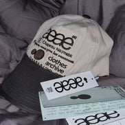 AEAE Web Logo 5pannel Cap [Charcoal/Moca]