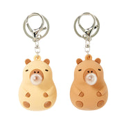 sleeping capybara mini keyring (1＋1)