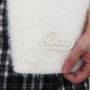 (現貨) bad blood hairy muffler (cream)
