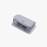 HEARTY ZIPPER WALLET (MISTY LAVENDER)