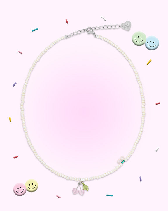 Almost Blue - LOVE CHERRY NECKLACE