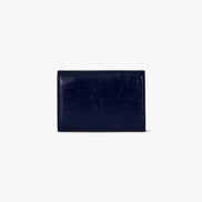 CRINKLE HALFMOON MINI WALLET (NAVY BLUE)