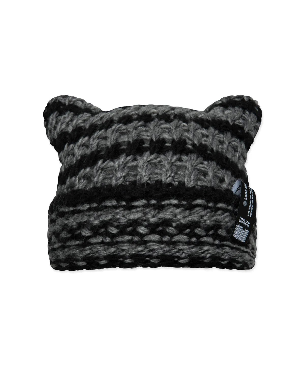 LMC - CROCHET SQUARE BEANIE (charcoal)