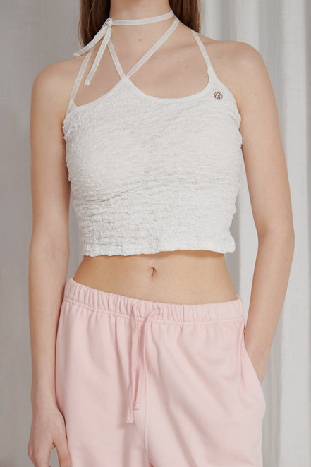 pain or pleasure - ORCHID TUBE TOP (WHITE)