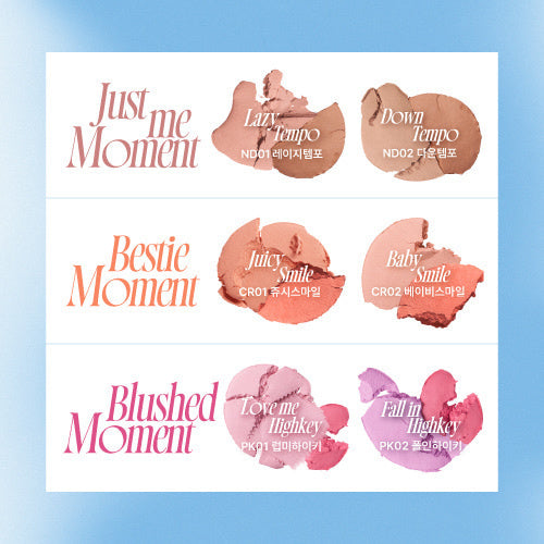 fwee - mellow dual blush (12 colors)