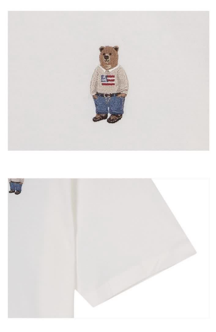 (現貨) whoau - bear tshirt (beige)