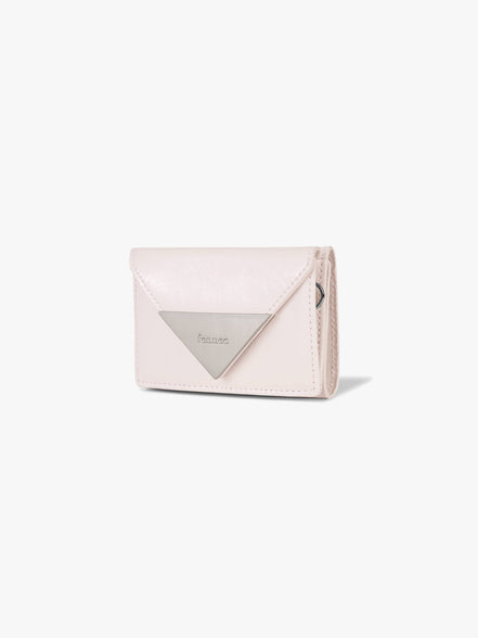 CRINKLE TRIANGLE TRIPLE WALLET (BLOSSOM)