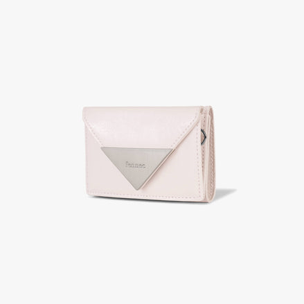 CRINKLE TRIANGLE TRIPLE WALLET (BLOSSOM)