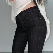 KR STRIPED BOOTCUT PANTS