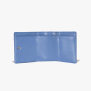 CRINKLE HALFMOON MINI WALLET (STEEL BLUE)