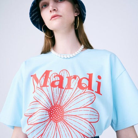 MARDI MERCREDI - TSHIRT FLOWERMARDI｜SKY RED