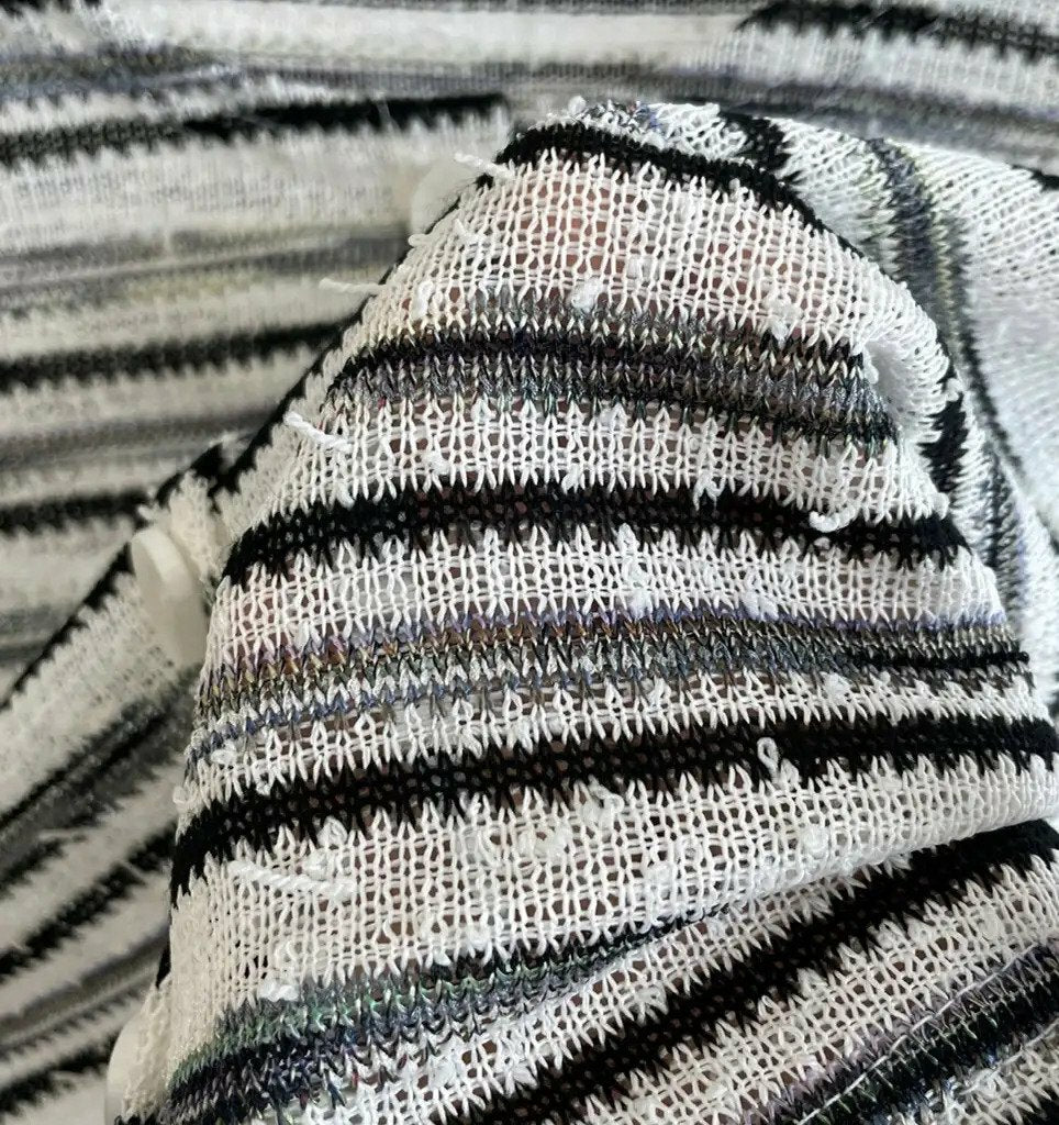 KR 薄款間條CROP CARDIGAN｜2 COLORS