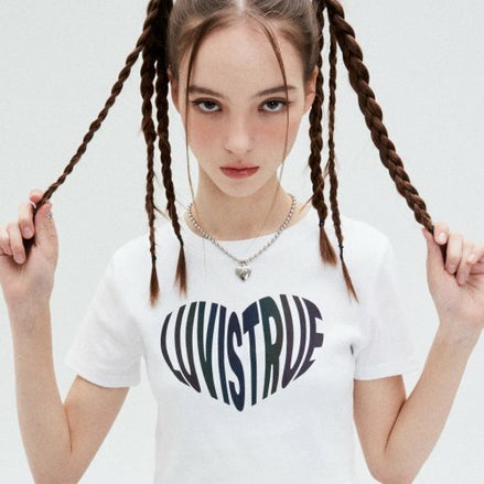 LUVISTRUE -  SU REFLECT TEE(WHITE)