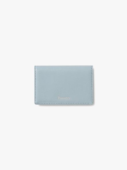 CRINKLE SOFT CARD CASE (HAZE BLUE)