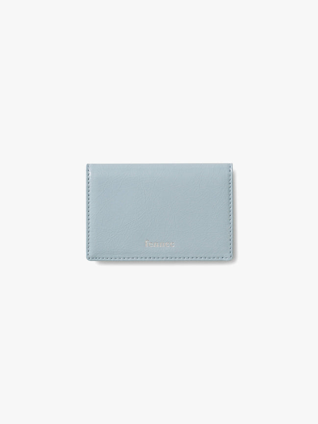 CRINKLE SOFT CARD CASE (HAZE BLUE)