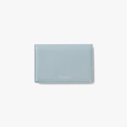 CRINKLE SOFT CARD CASE (HAZE BLUE)