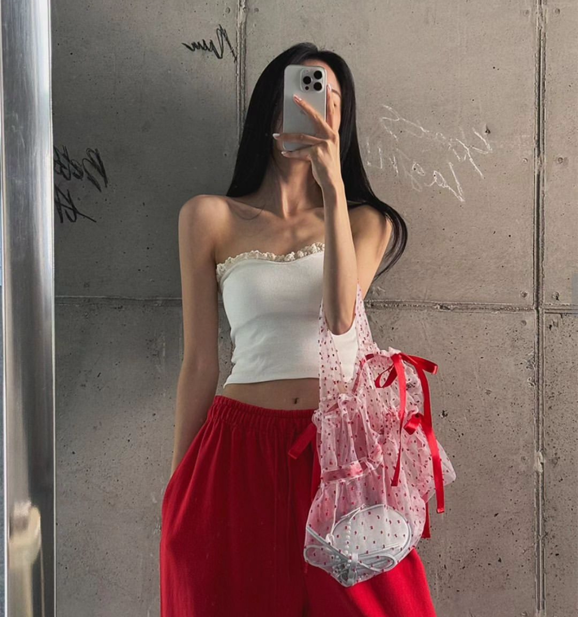 KR RIBBON MINI BAG (3 COLORS)
