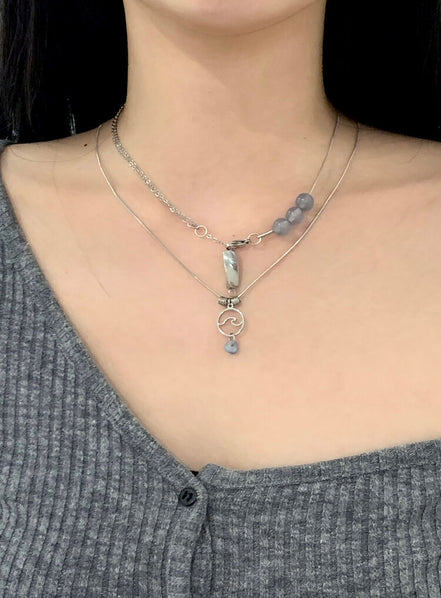 OFUSE - aqua necklace