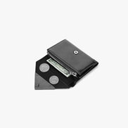 MATT TRIANGLE WALLET (METAL GREY)