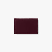 CRINKLE SOFT CARD CASE (DEEP CHERRY)