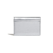 CRINKLE TRIANGLE ACCORDION POCKET (SILVER)