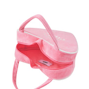 EMIS - VELOUR HEART TOTE BAG-PINK