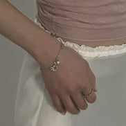 OFUSE - lace ribbon bracelet(chain)