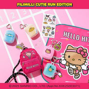 sanrio cutie run sport towel keyring (7 types)