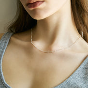 [karina同款] Freckle Triple Necklace Silver 925