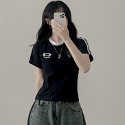 KR TRAINING CROP TSHIRT (2COLORS)