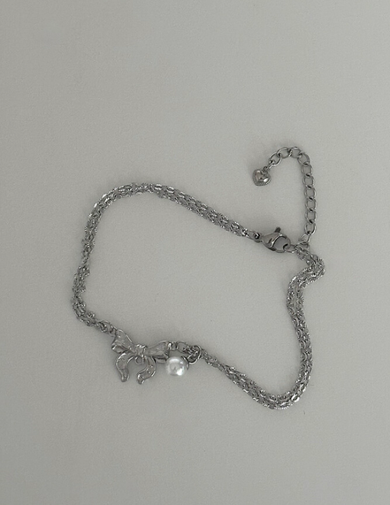 OFUSE - lace ribbon bracelet(chain)