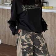 KR CAMO AFTER SWEATSHIRT (BLACK)