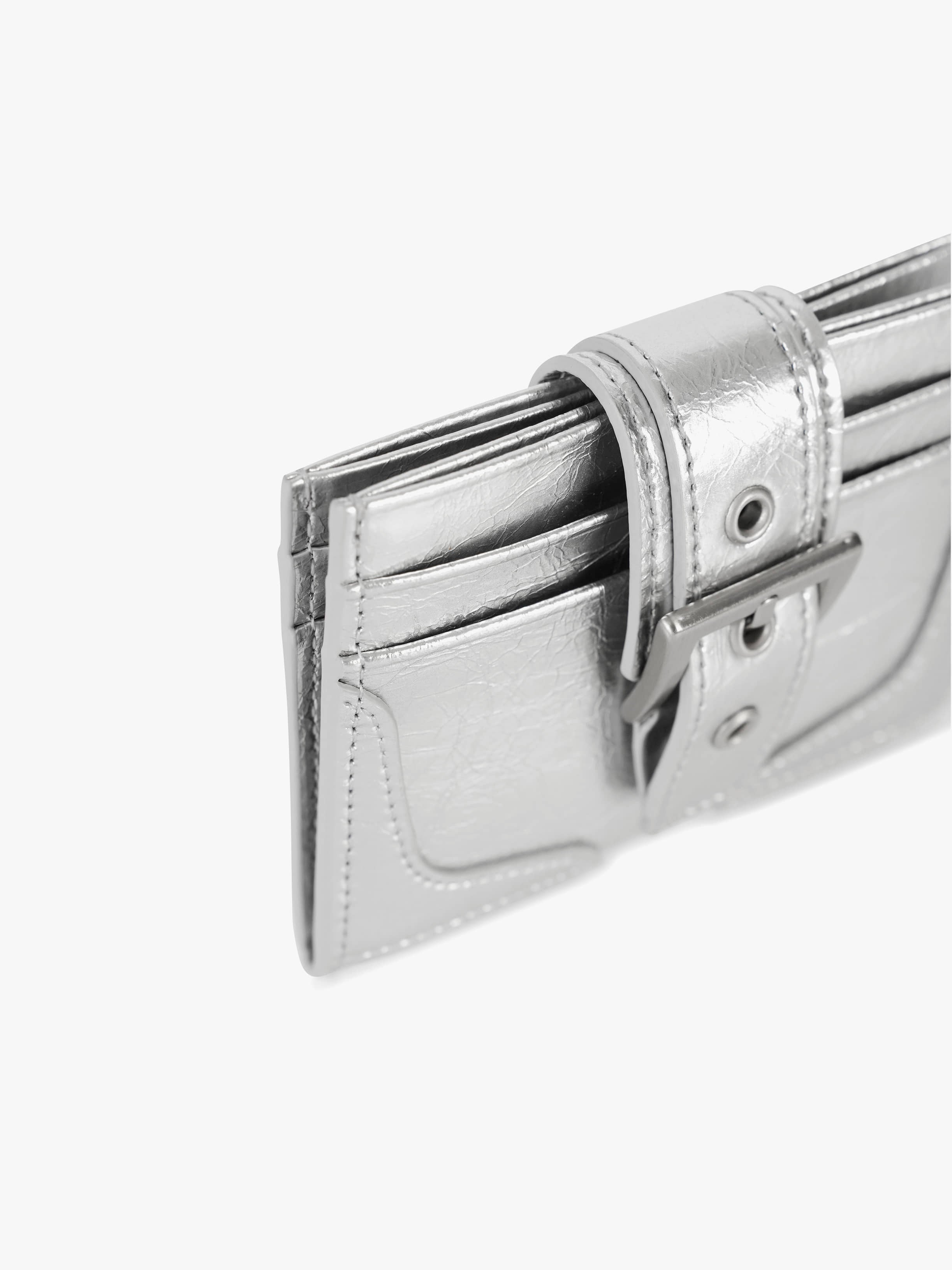 BUCKLE BRIDGE POCKET (SILVER)