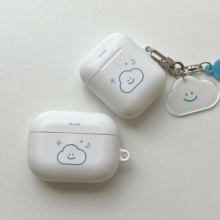 Skyfolio - whiteline cloud AirPods/ AirPods Pro Case