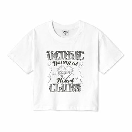 VENHIT - HEART CLUBS CROP TEE 6 COLORS