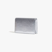 CRINKLE NAME POCKET (SILVER)