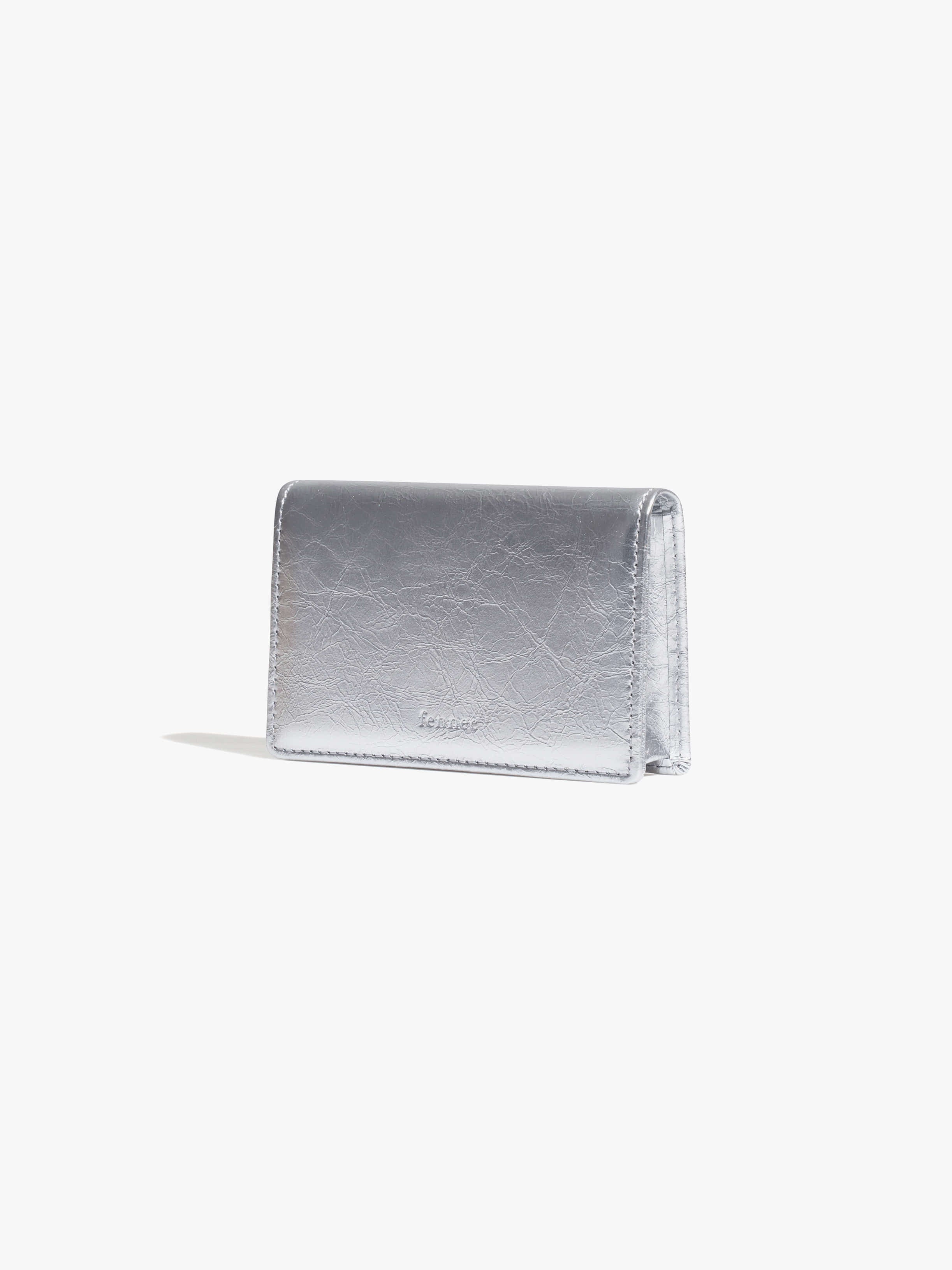 CRINKLE NAME POCKET (SILVER)