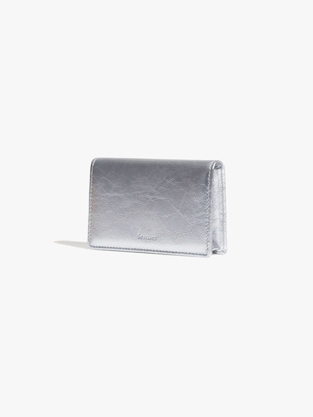 CRINKLE NAME POCKET (SILVER)