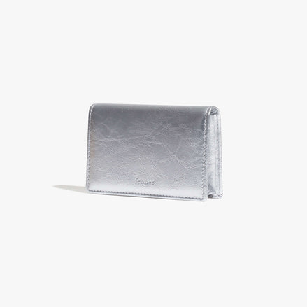 CRINKLE NAME POCKET (SILVER)