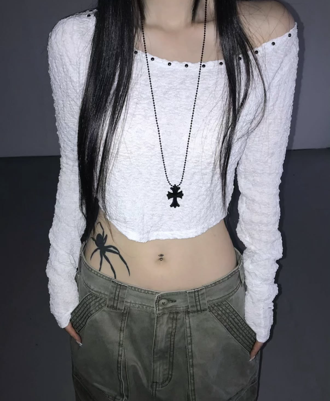 KR MINI BALLS TOP WITH NECKLACE