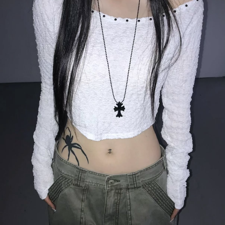 KR MINI BALLS TOP WITH NECKLACE