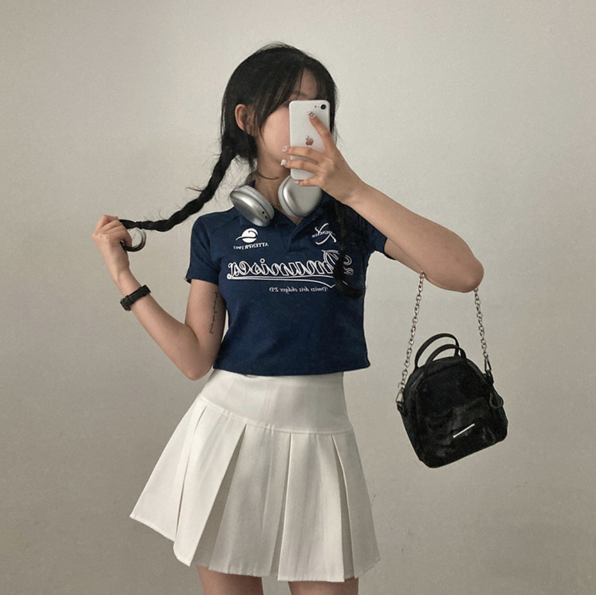 KR Y2K 彷球衣 CROP TEE 4 COLORS