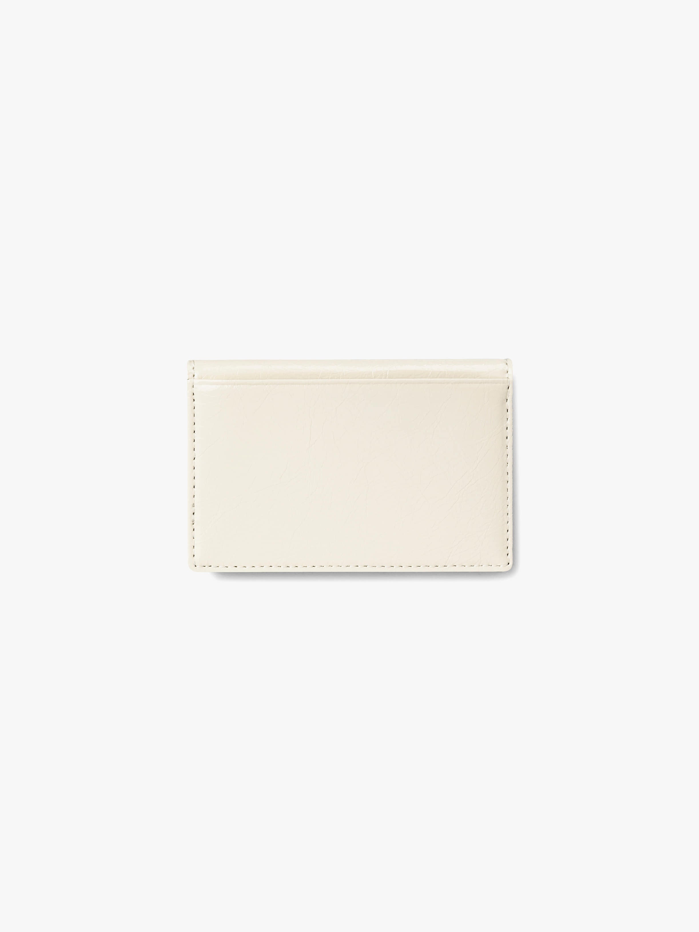 CRINKLE SOFT CARD CASE (VANILLA)