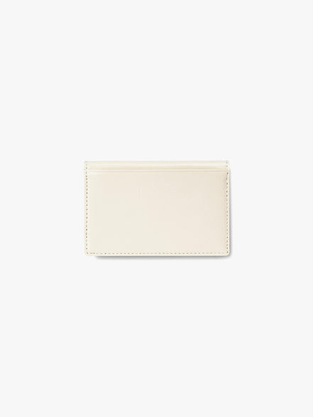 CRINKLE SOFT CARD CASE (VANILLA)