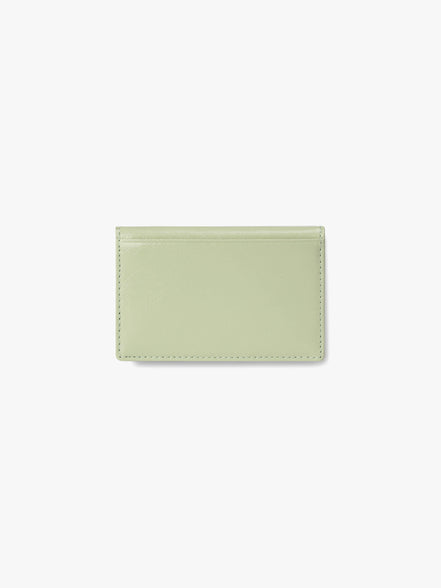 CRINKLE SOFT CARD CASE (PISTACHIO)